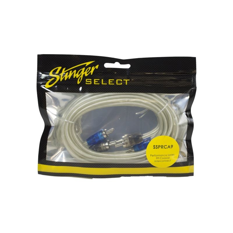 Stinger SSPRCA9 9ft Performance Series Coaxial Rca