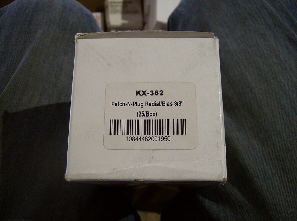 MIGHTY KEX KX-382 PATCH N PLUG 3/8 25 PER BOX