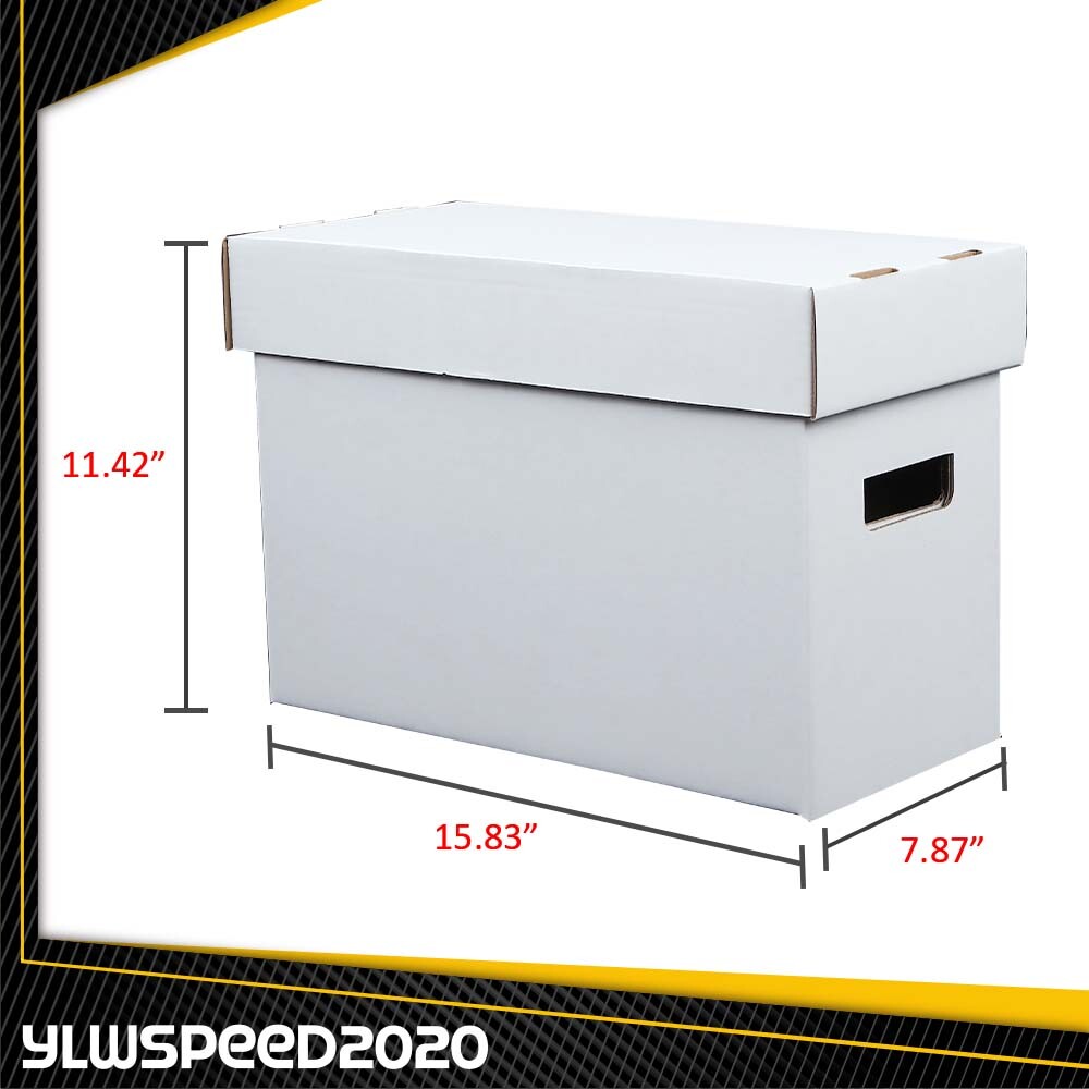 Comic Books Storage Boxes Short Holds 150-175 Stackable Durable Archive 10PCS