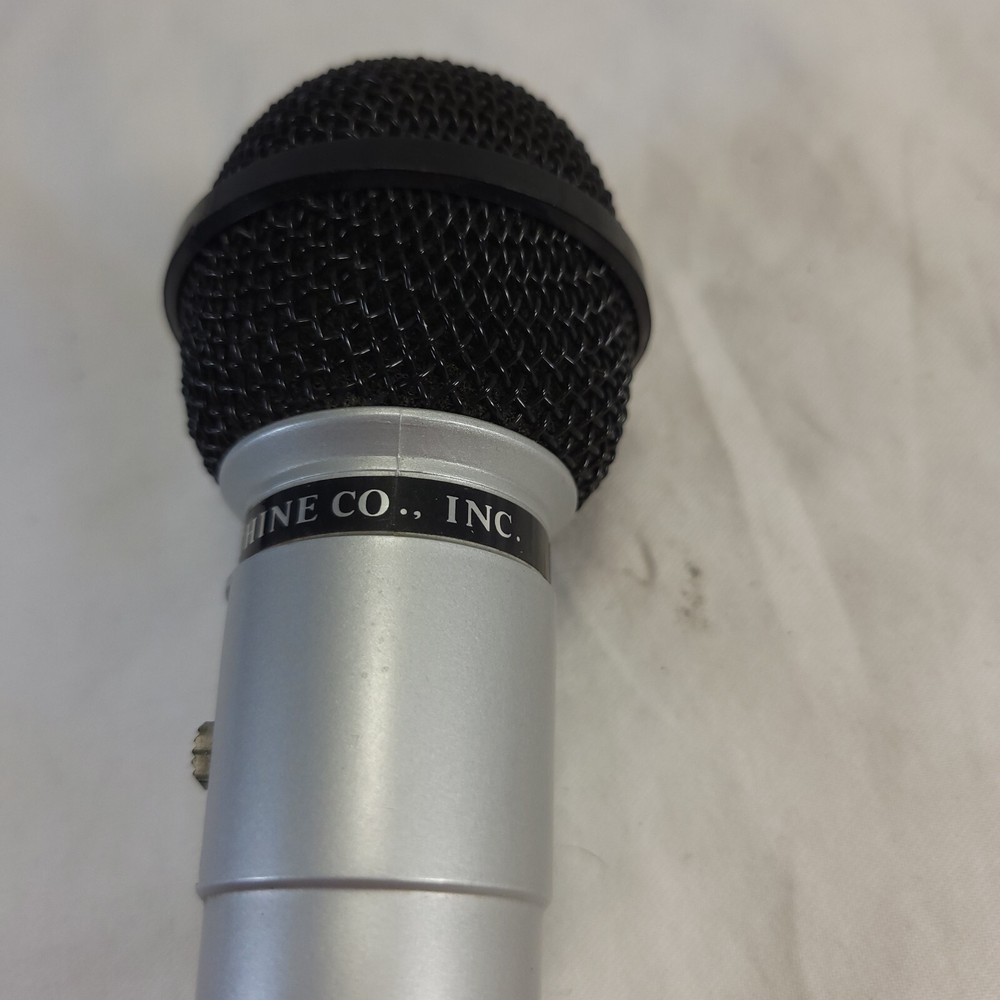 The Singing Machine Co - 7'' Microphone, Silver with Black Cord