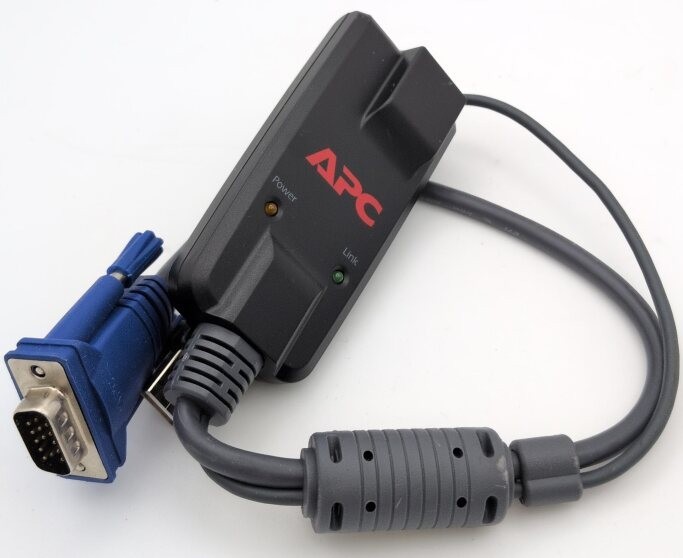 APC KVM-USB 2G Switch Server Cables Module w/USB VIRTUAL MEDIA for KVM-USBVM