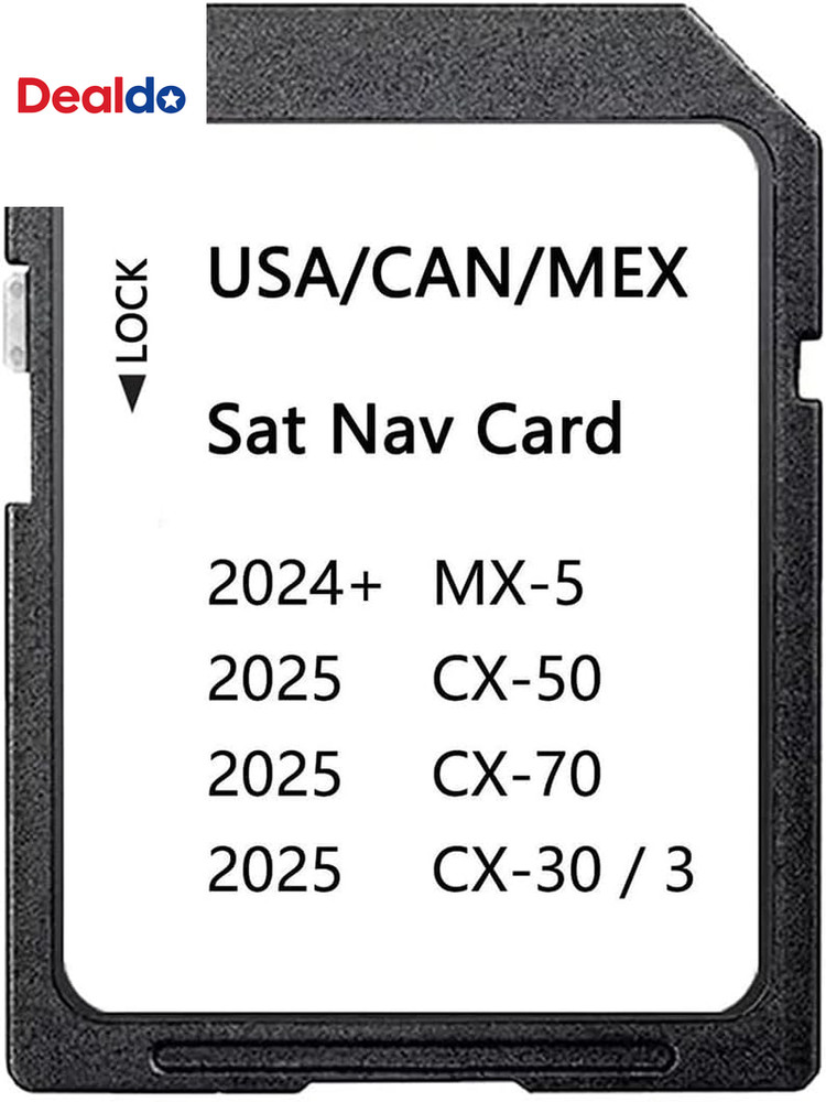 Upgraded Navigation SD Card with Latest Maps Version Compatible with 3 CX-30 CX-