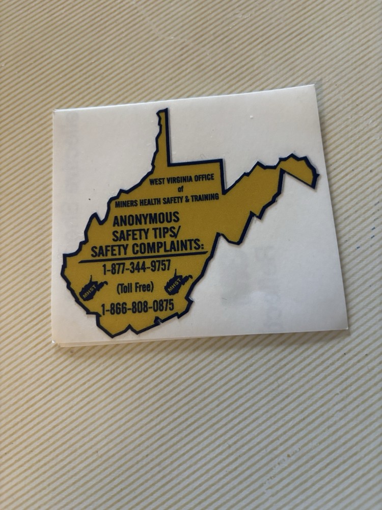 Coal Mining Sticker (2025 Listing) Item 595