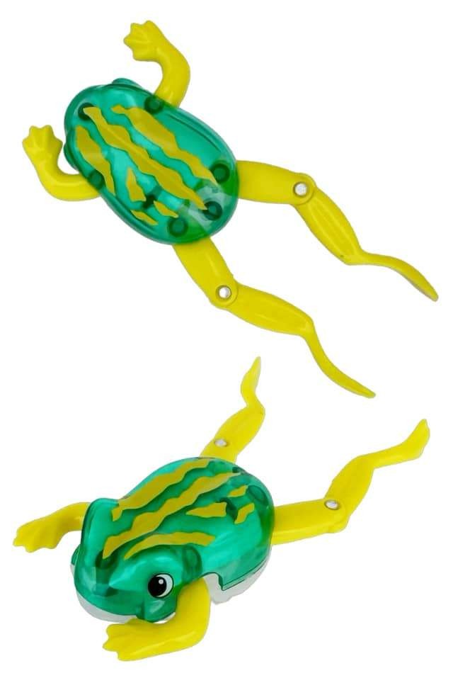 FROGGY Swimming Frog Leg Kicking Tub/Sink/Pool Z-Wind-Up Toy TOMY