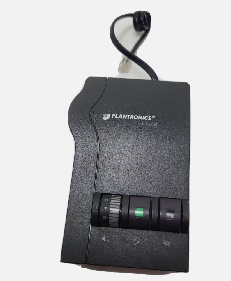 Plantronics VISTA M12 Headset Amplifier Replacement Base Unit Only
