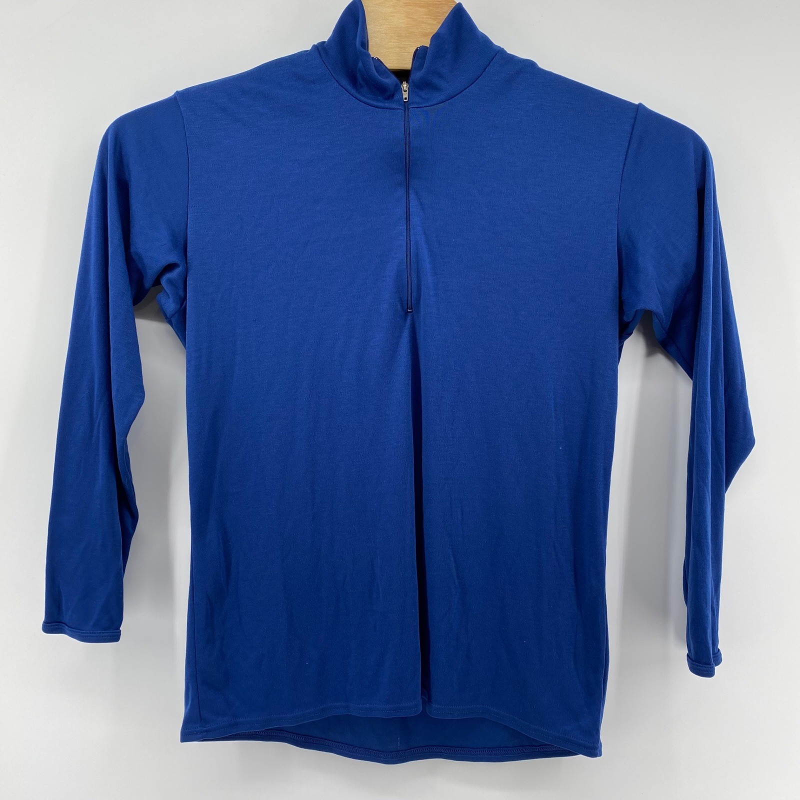 Patagonia Capilene Mens L Blue Pullover Half Zip Long Sleeve Shirt Top Vintage