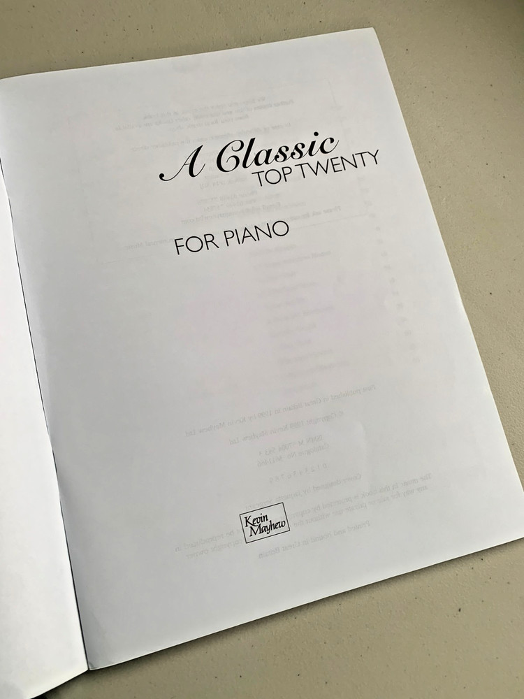 CLASSICS TOP TWENTY FOR PIANO