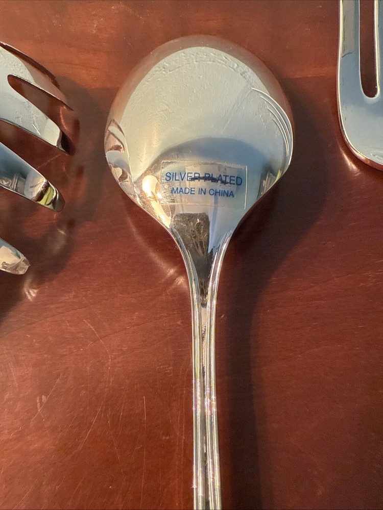 5 Pc Lot Silver Plated Serving Pieces