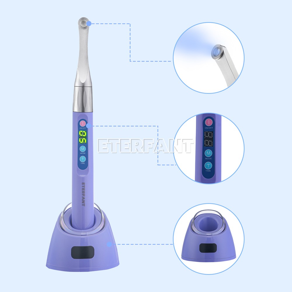 ETERFANT Woodpecker Style Dental iLED Curing Light Lamp Wireless 1 Second Curing