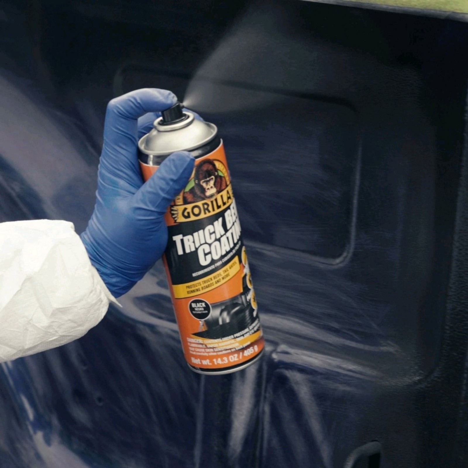 Gorilla Truck Bed Liner Coating 3x 14.3oz Aerosol Spray Case Durable Protection