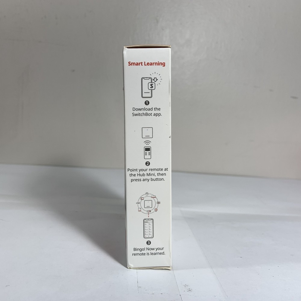 Compact SwitchBot Hub Mini Infrared Remote Control Smart Home Internet Appliance