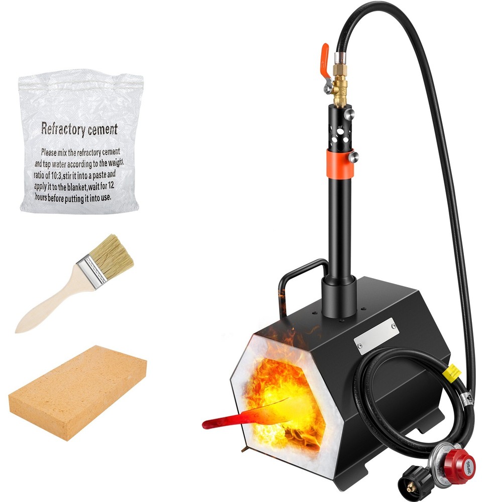 Propane Forge Farrier Forge Single Burner Tool Knife Making Blacksmithing