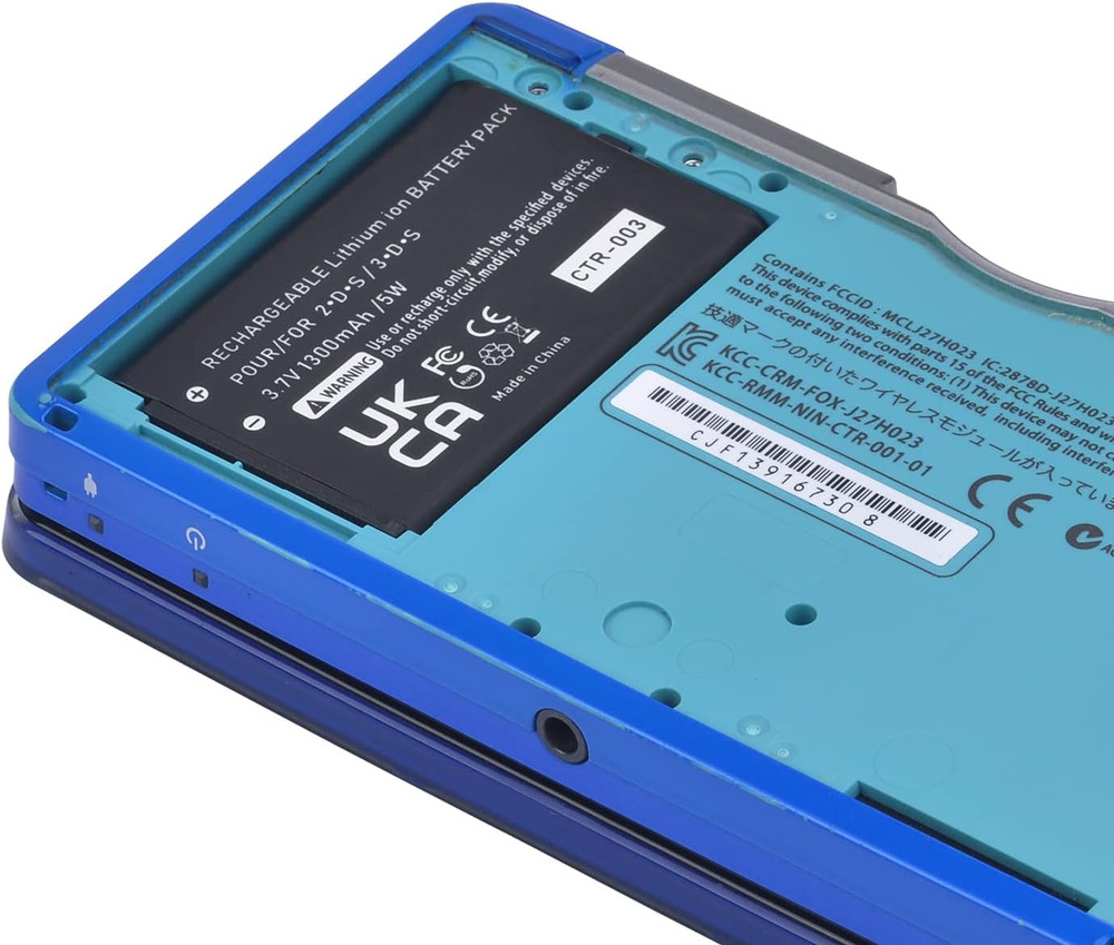 1300Mah CTR-003 CTR003 Battery Compatible with Nintendo 3DS 2DS Gaming Console +