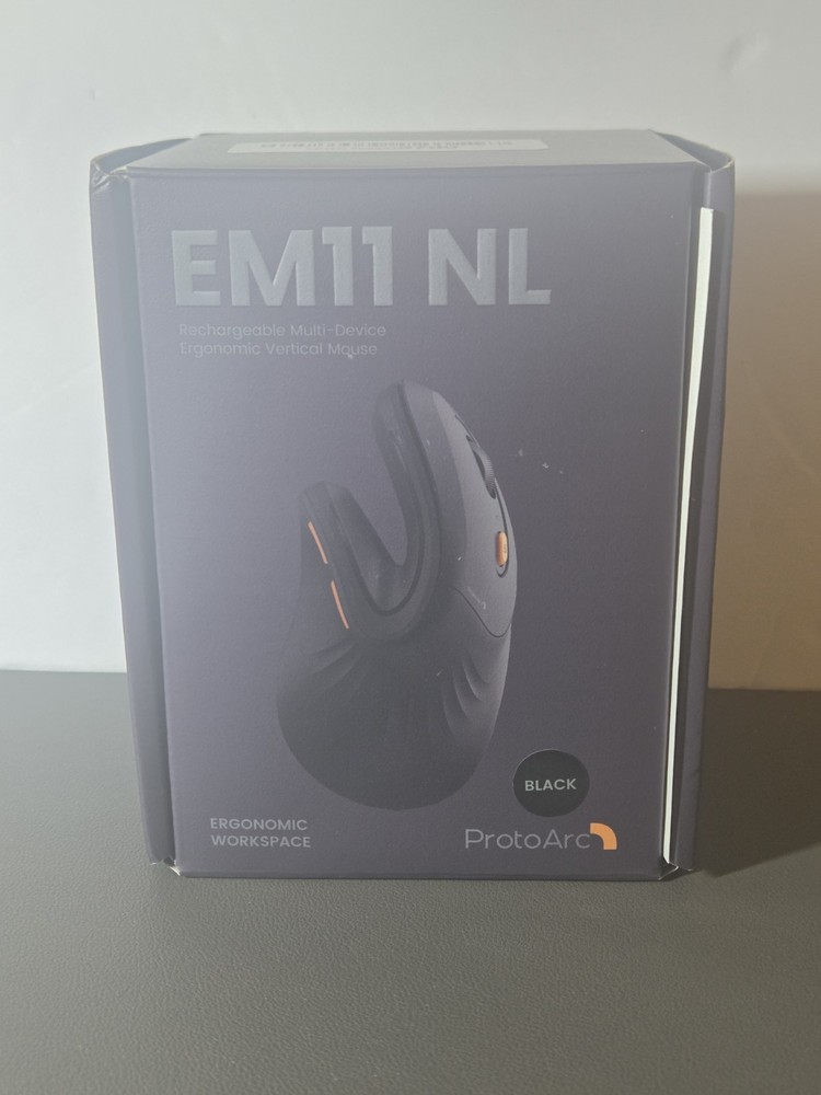 ProtoArc EM11 NL Ergonomic Vertical Mouse Wireless Bluetooth USB-C Rechargeable