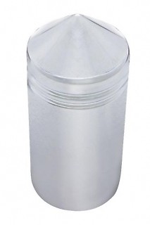 CB Radio Tune Knob SET (PAIR) POINTED chrome Knobs