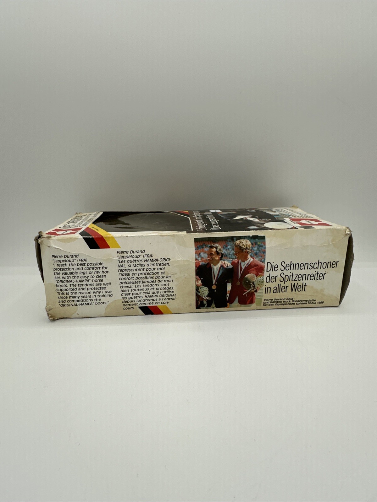 Vintage Hampa Original Open Tendon Boots Horse W Germany Size 2