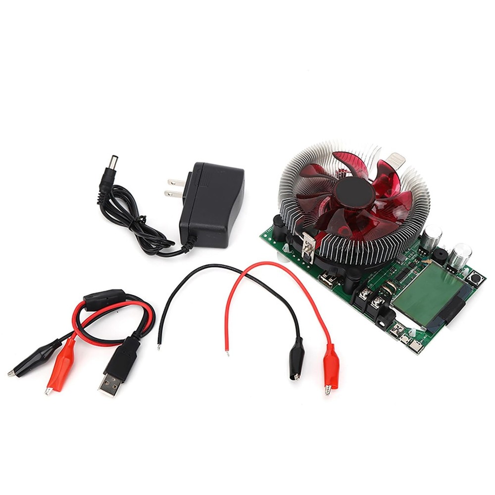 Battery Capacity Tester, USB Battery Load Tester Module, 185W 20A Adjustable ...