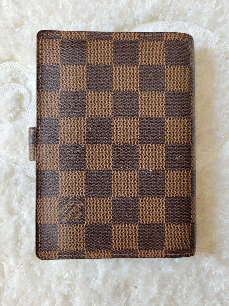 Used Louis Vuitton Damier notebook cover
