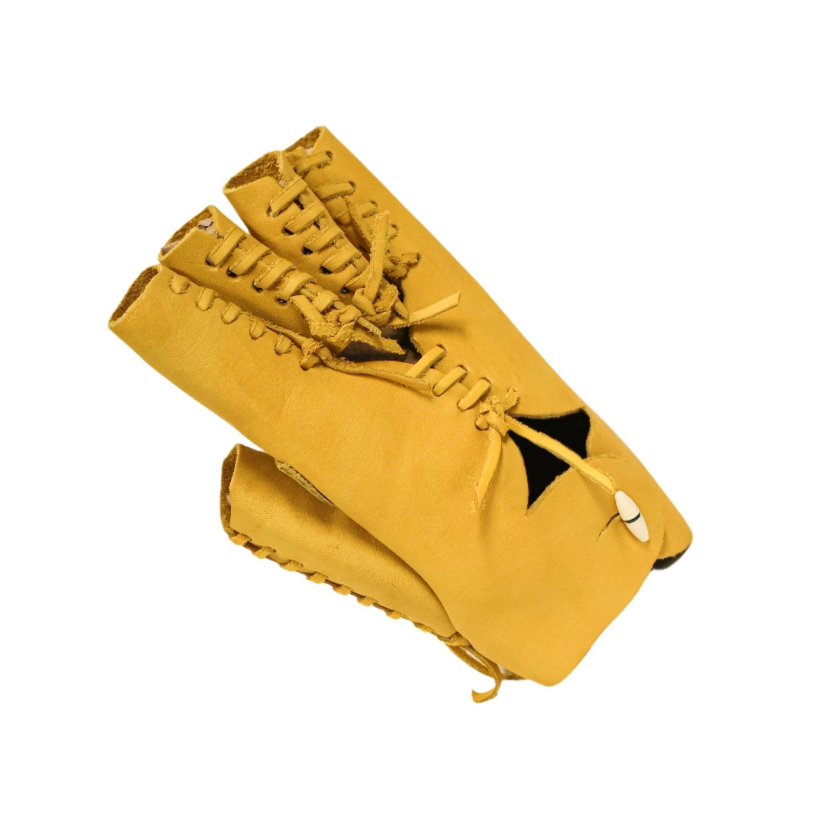 Charro Guante Leather Roping (M) Glove Manilla