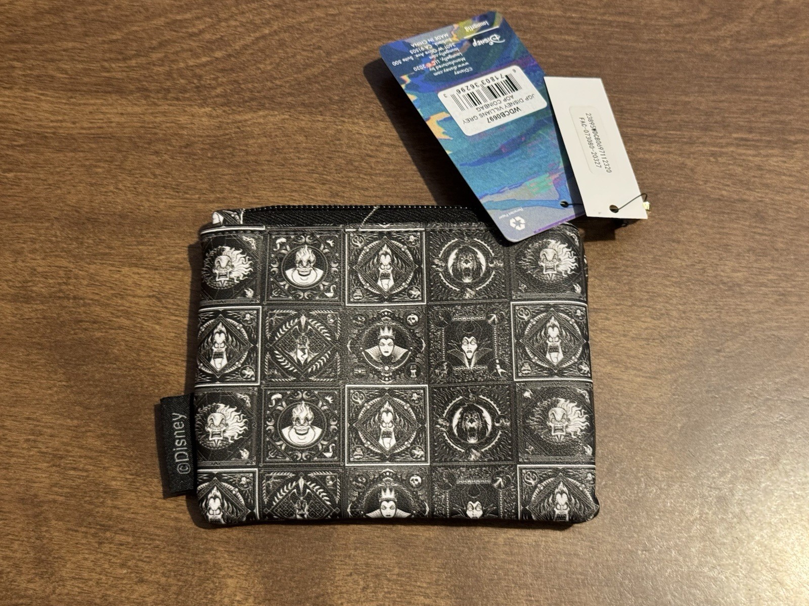 Loungefly Disney Villains Coin Bag Purse - Maleficent Ursula Hades Cruella Scar