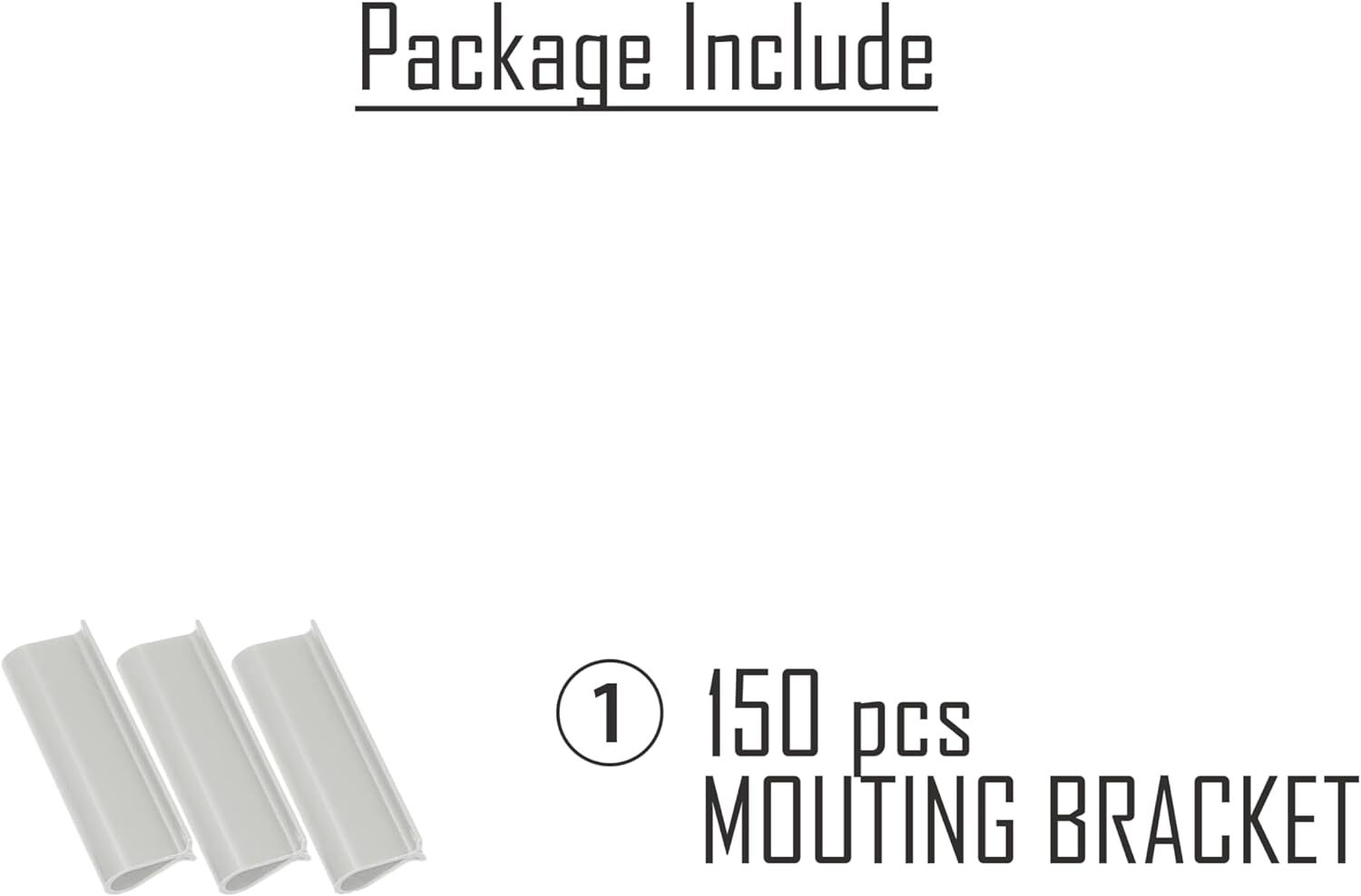 White Mouting Bracket For Chain Link Fence View Blocking Privacy Tape Weave