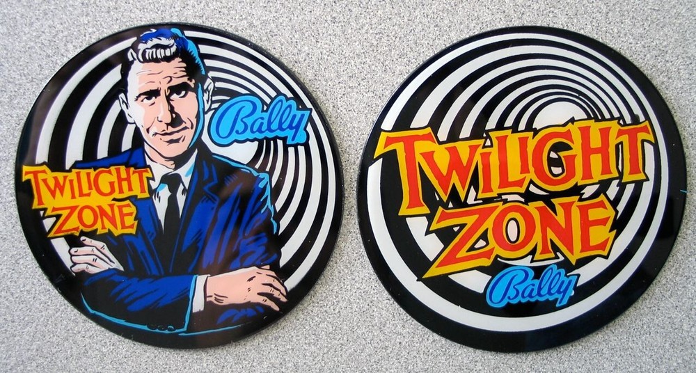 TWILIGHT ZONE Coasters NOS still with premask on 100% perfect
