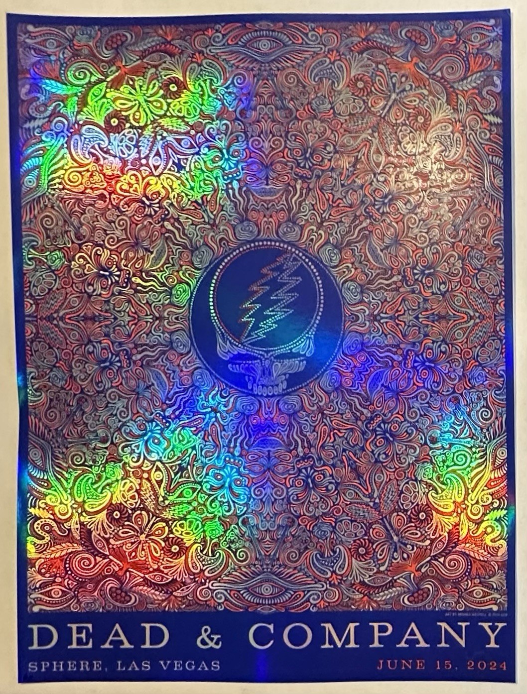 Dead & Company Poster 6/15/2024 Las Vegas Sphere Mishka Westell Printer’s Proof