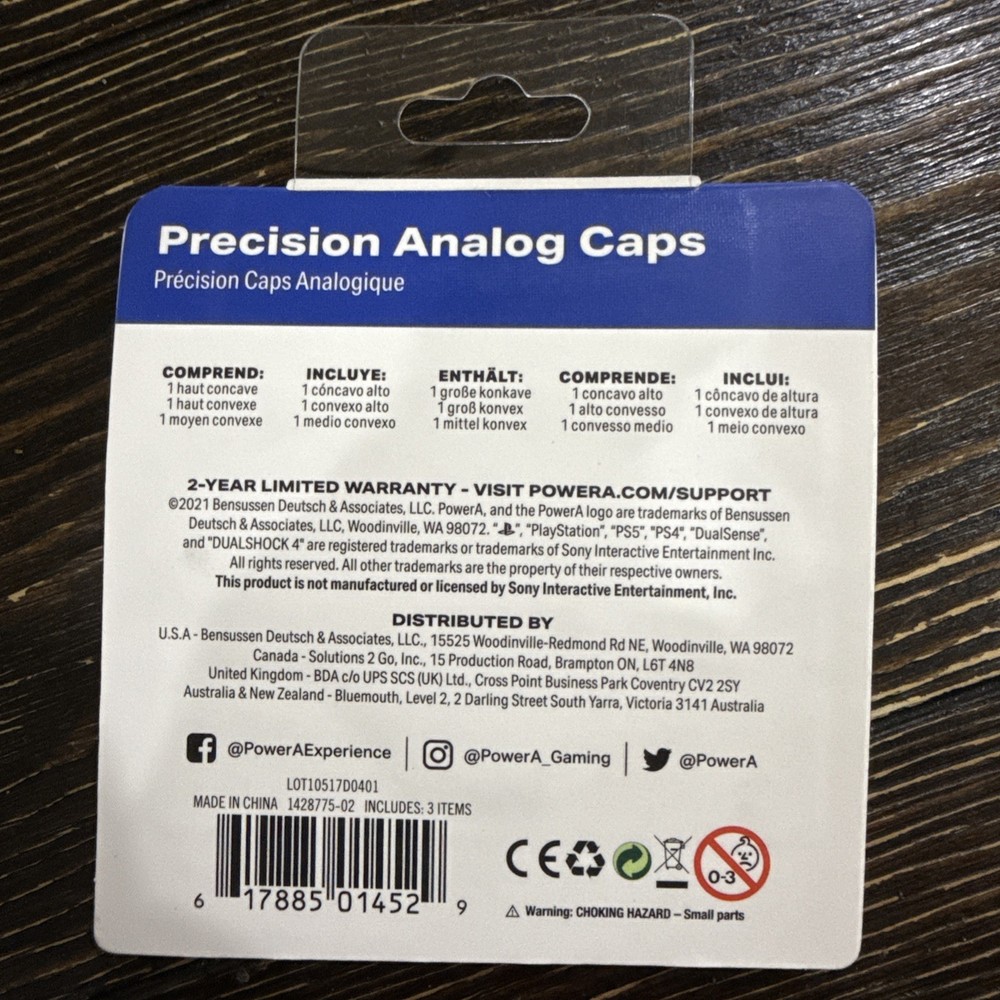 Analog Stick Caps for Dualshock 4 PS4 & PS5 Dualsense Wireless Controller *NEW*
