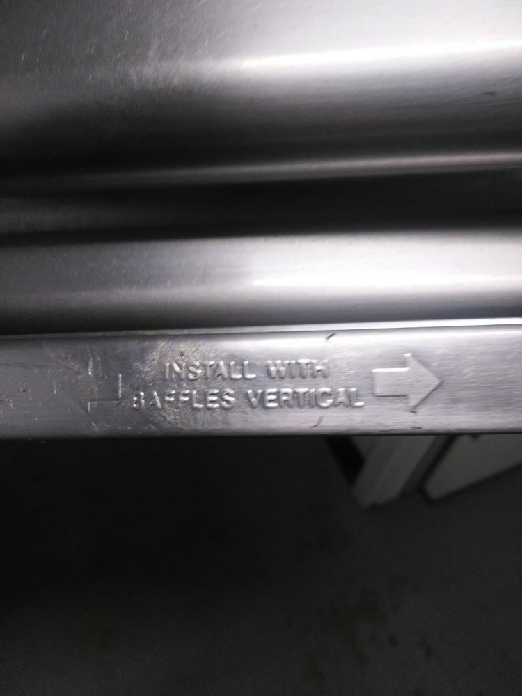 6 Greese Baffles 20x25x2 Preowned sskg 994