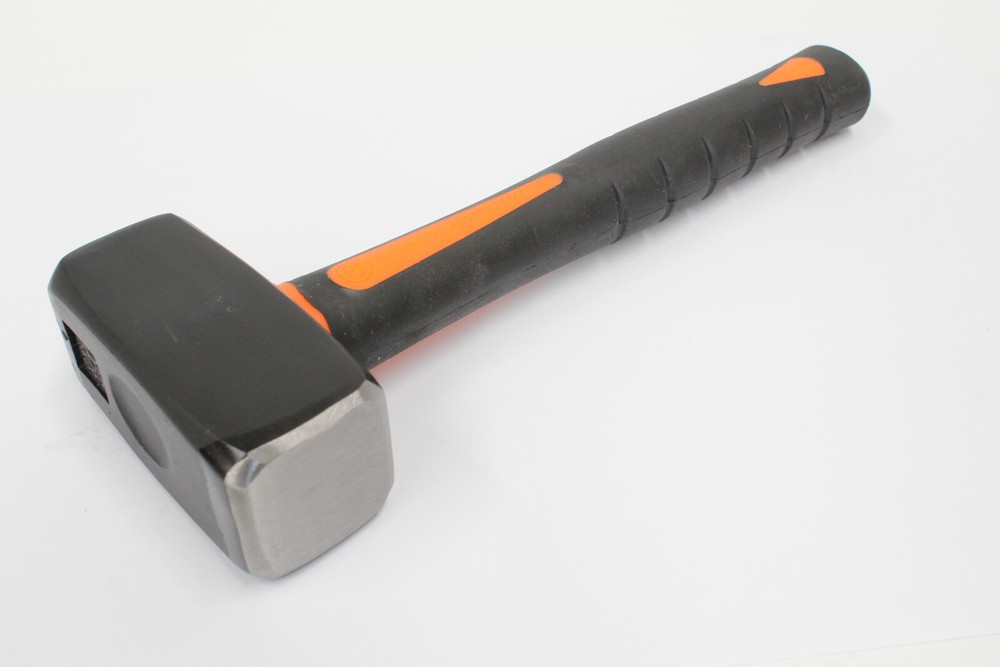 LUMP HAMMER 1250g RECTANGULAR SHAPED HEAD EZY-GRIP RUBBER HANDLE RG7310