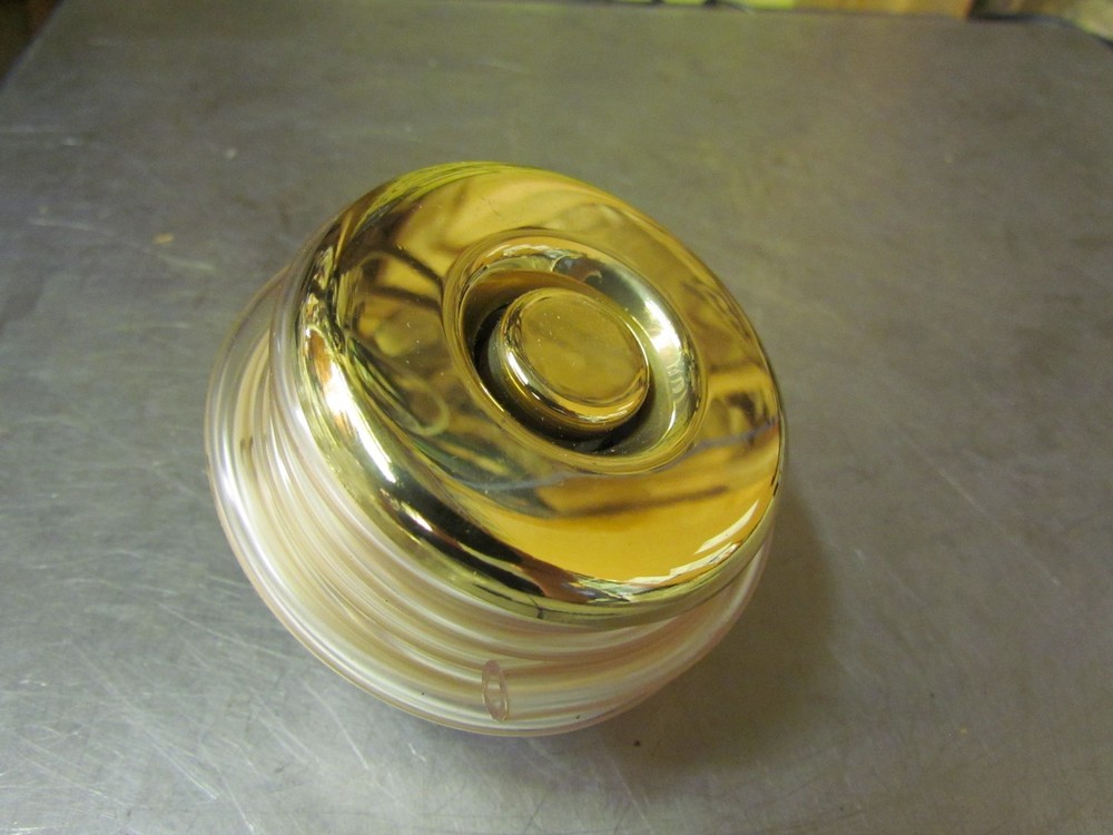 Quality Gold Brass Air Push Button Switch Gasket, Nut Bulkhead Style & 5 ft hose