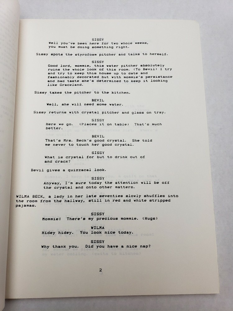 FALLING FOR YOU...AGAIN / Allen Posten, 1990 Unproduced Movie Script Screenplay