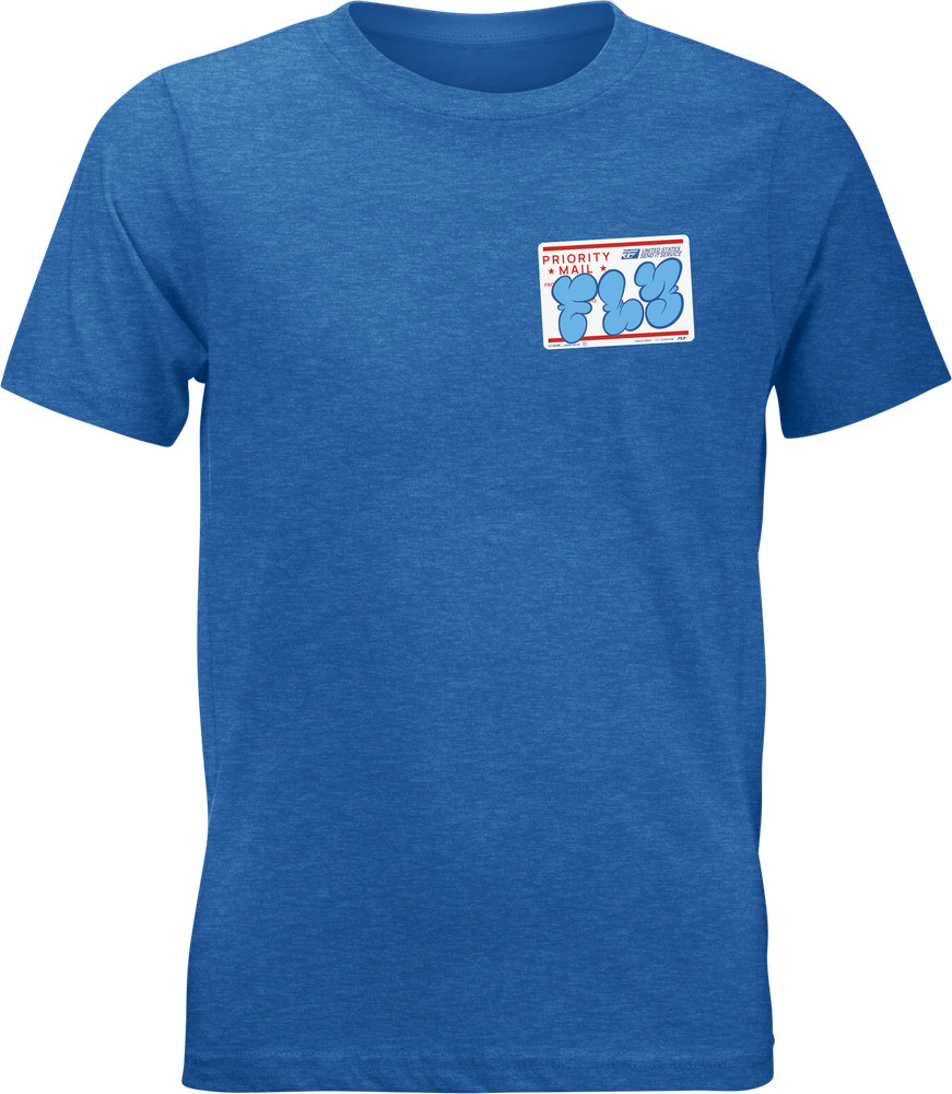 Youth Fly Graffiti Tee Blue Yl