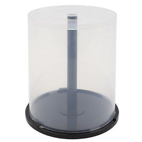 Six (6) 100 Disc Capacity Empty CD DVD BluRay Storage Cake Box Case Spindle