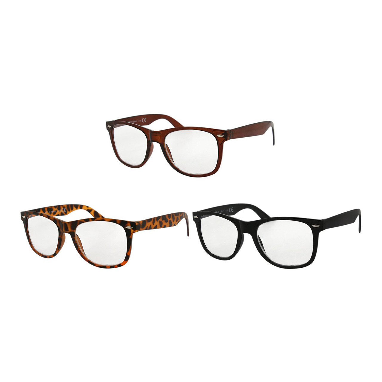 Reading Glasses Mens Womens Reader 6 Pack Style Frames Style NEW Retro Look