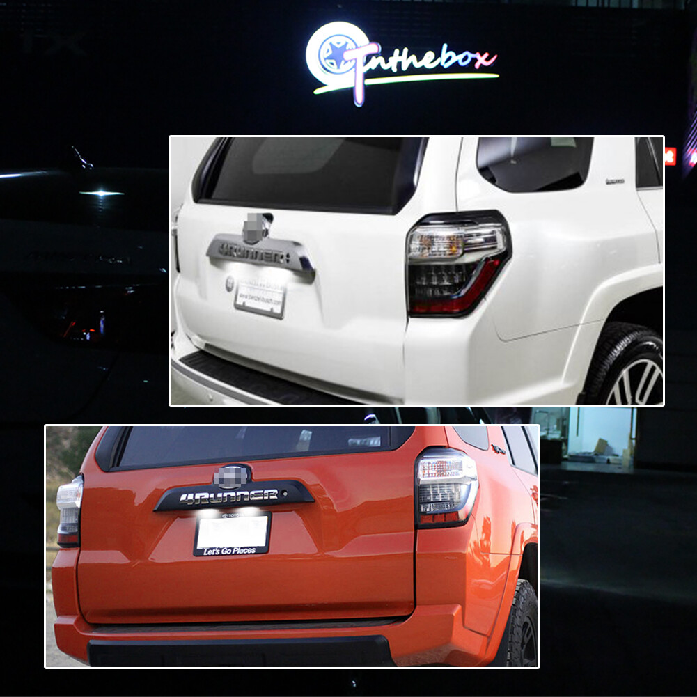 2 LED License Plate Light For 1996-2022 Toyota 4Runner 2001-2022 Toyota Sequoia