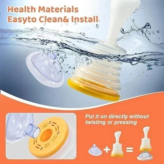 Anti Choke Suction Device Portable Life Saving Assist Device