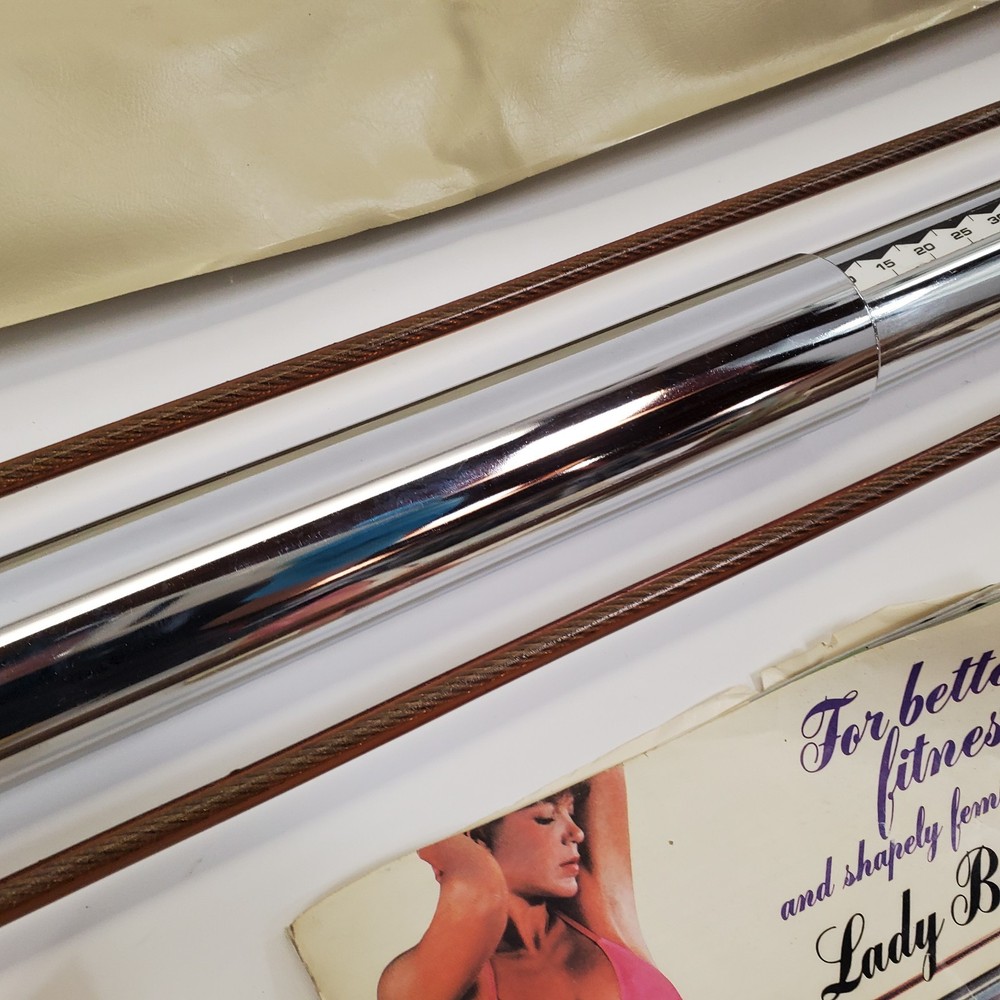 Vintage 70s Lady Bullworker Isometric Exercise Kit Complete w Case Chart Book