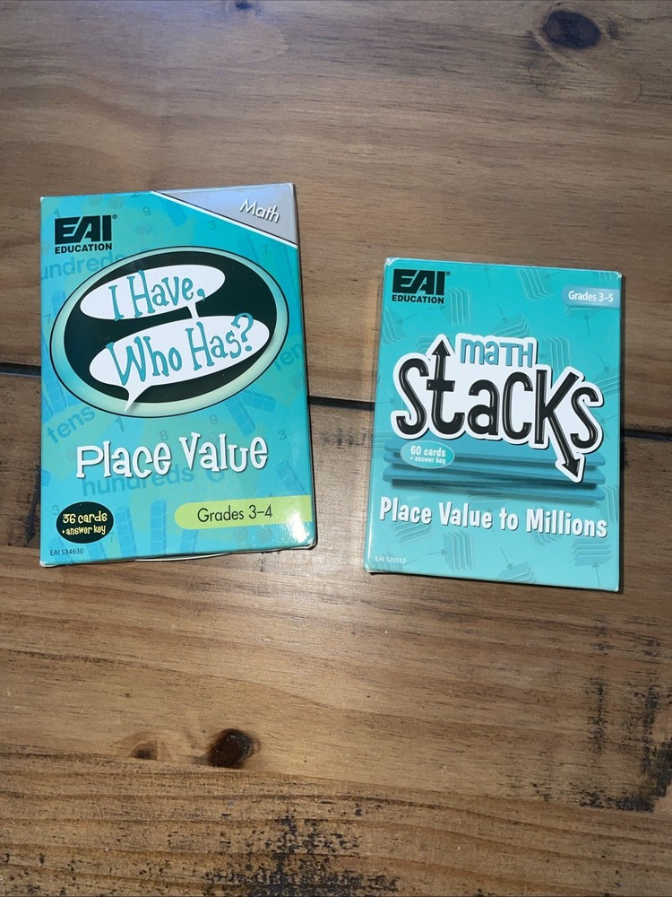 EAI Education Math Skills Card Sets