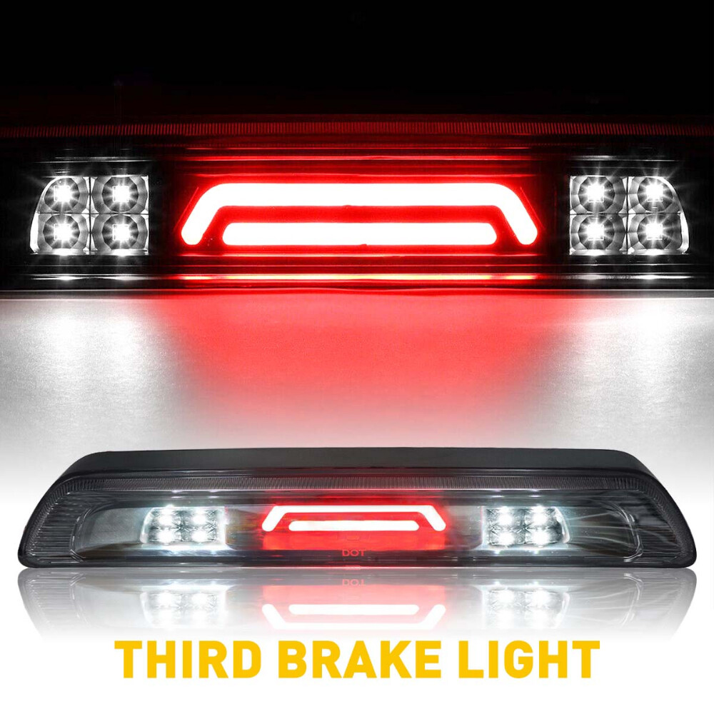 For 2007-2018 Toyota Tundra Led 3RD Third Tail Rear Brake Cargo Lamp Light Smoke