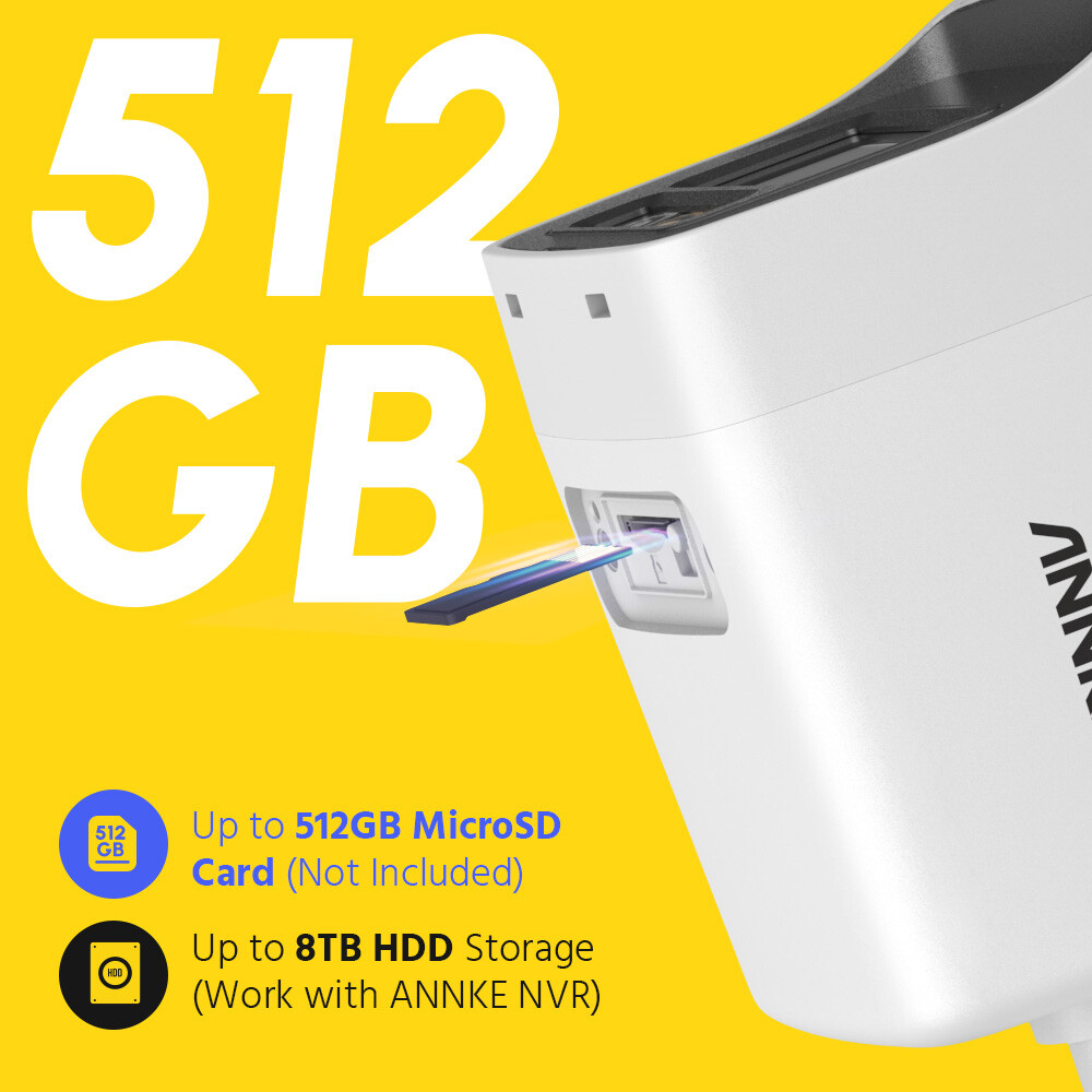 ANNKE 12MP 8CH POE NVR 4K AI Color Night Security Camera System Audio Recording