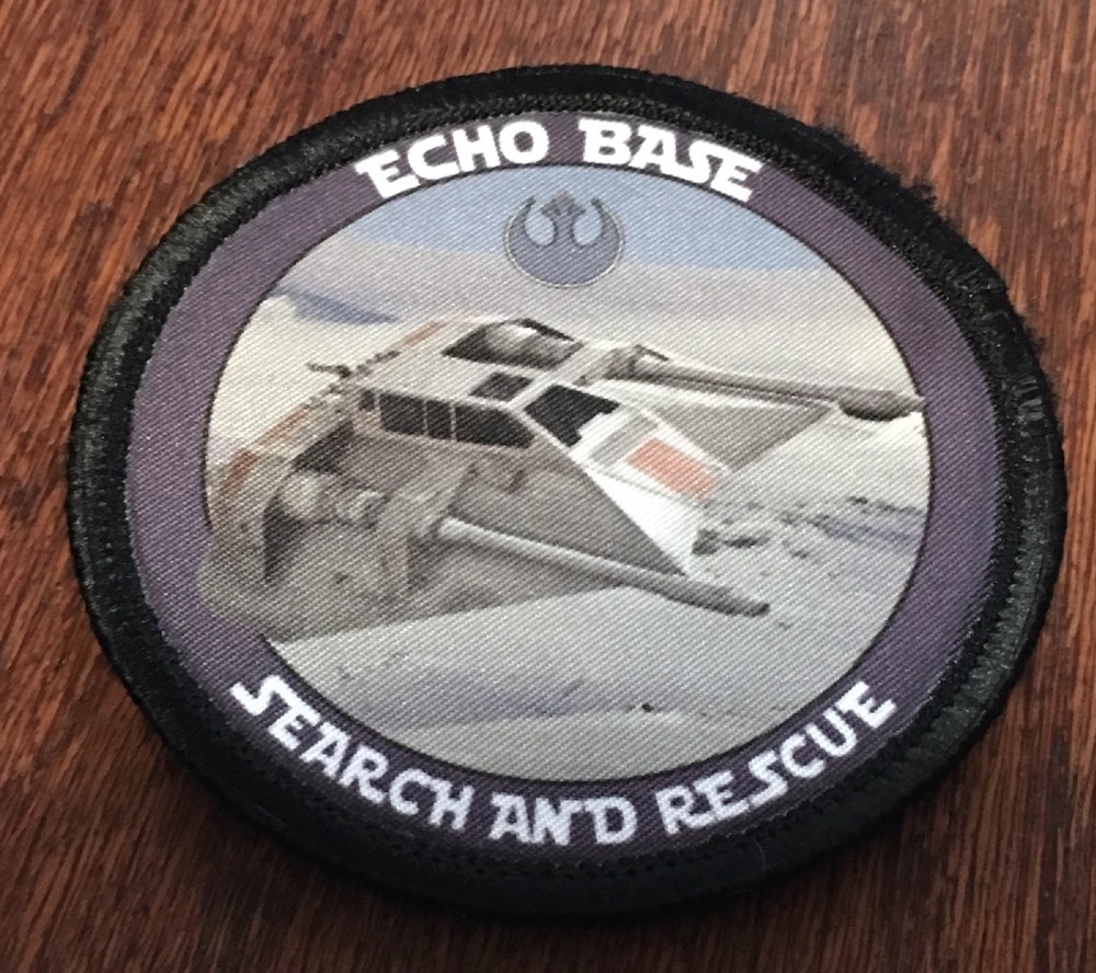 Hoth Echo Base Assault Team Morale Patch Tactical Military Hook