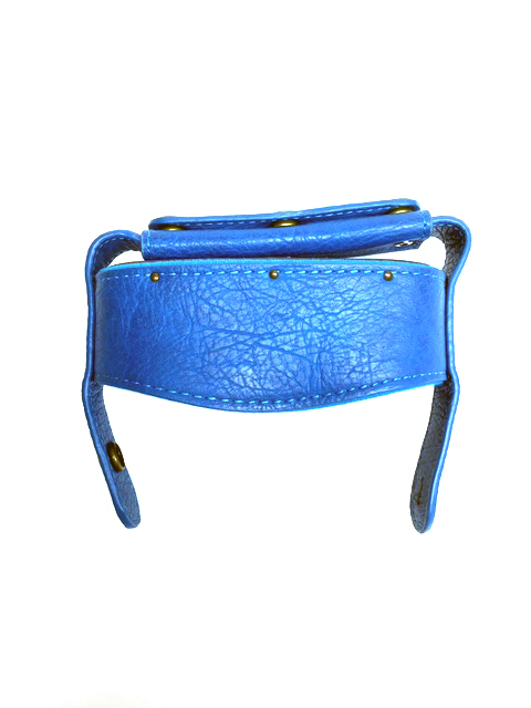 Delta 3x6 BLUE Transformer Case - Memory Foam - Leather Cue Case