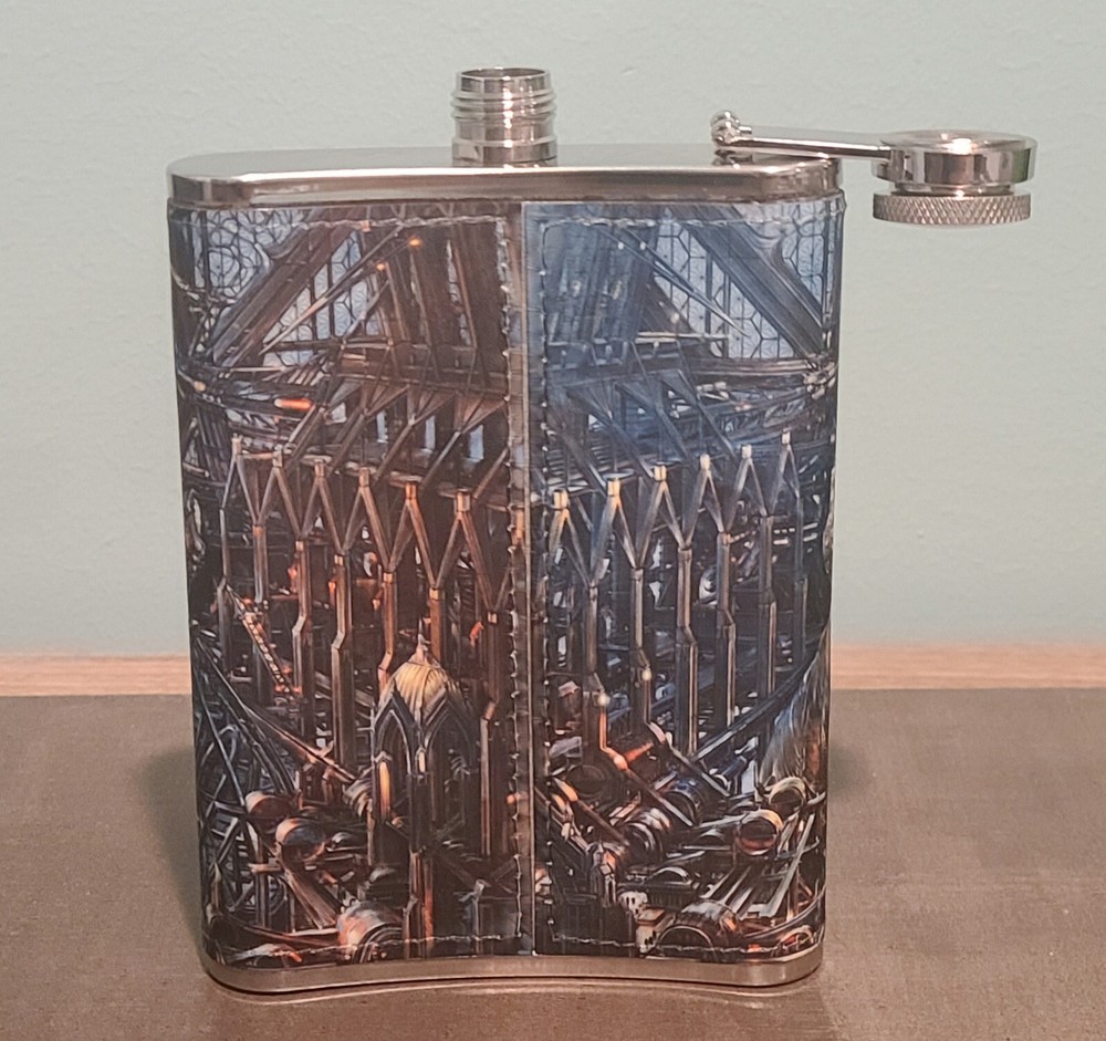 Ghost: Impera 8 oz flask custom made NEW