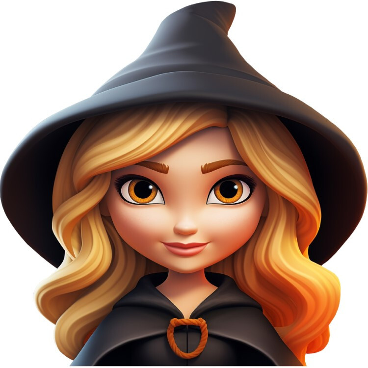 30 Custom Modern Cute Witch Personalized Address Labels