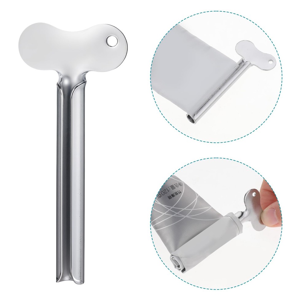 Dimeho Toothpaste Squeezer, 6 Pcs Metal Tube Squeezer Keys Roller...