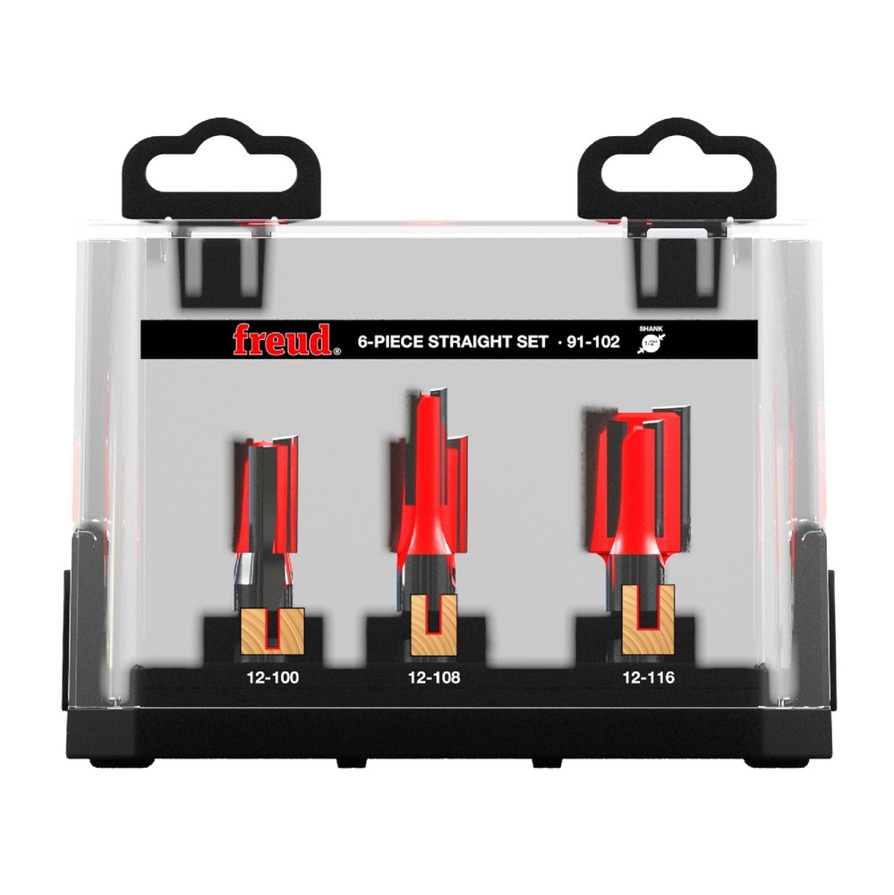 Freud 91-102 6 Piece Straight Bit Set