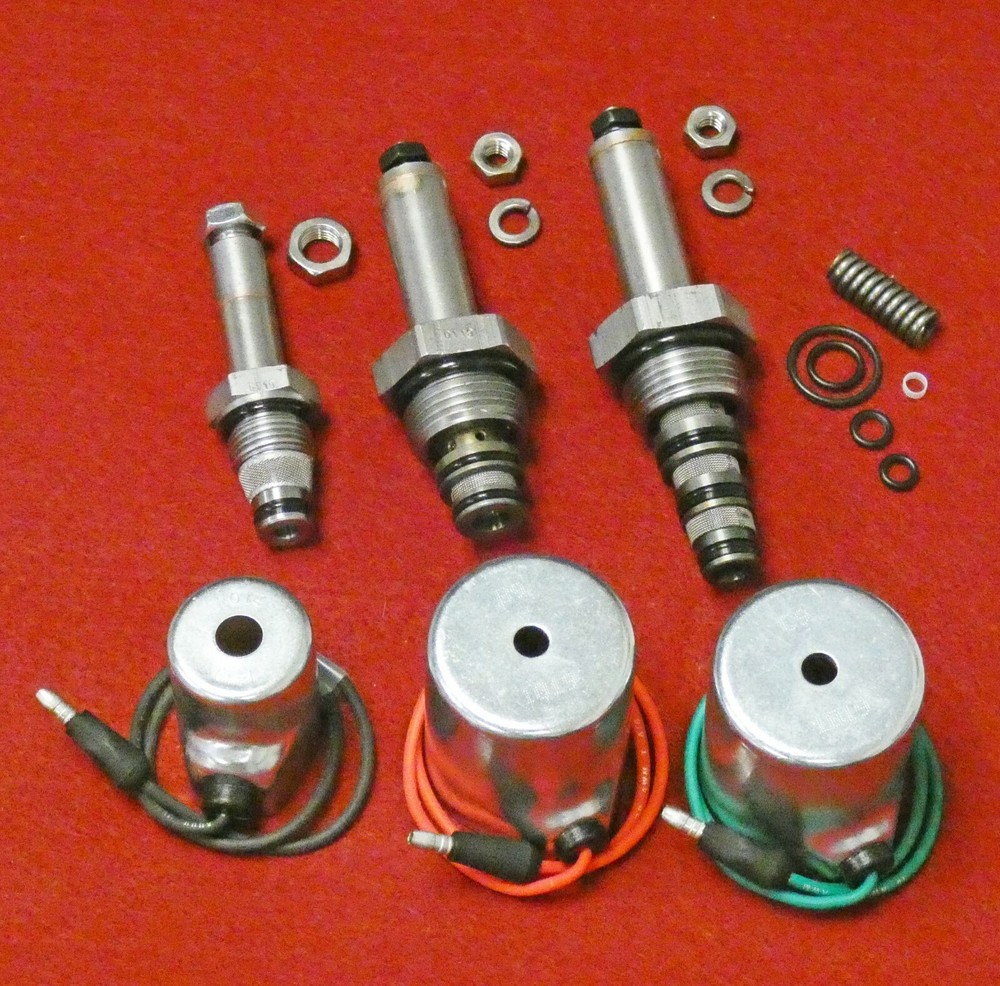 MEYER Snow Plow Coil & Valve Set + CrossOver Spring & Seal Kit - SS Nuts