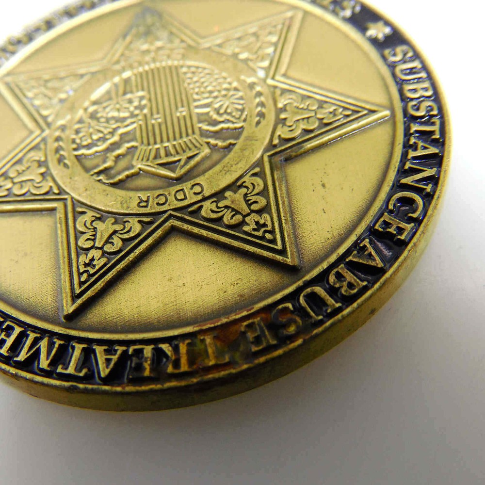 SUBSTANCE ABUSETREATMENT FACILITY STATE PRISON CORCORAN CHALLENGE COIN