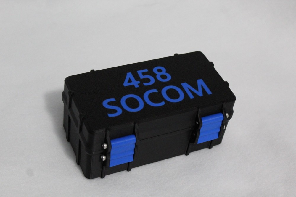.458 socom ammo box, 50 round capacity